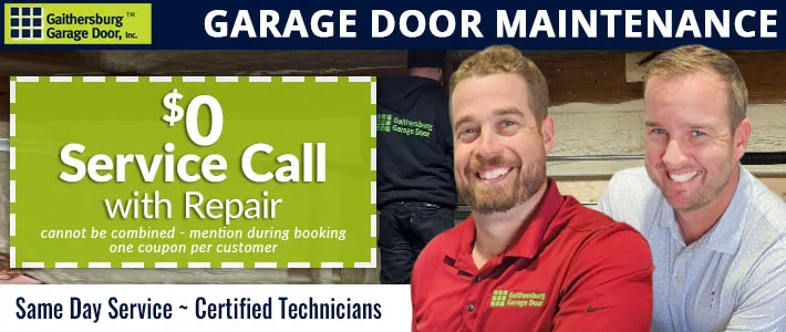 garage door maintenance in Maryland 